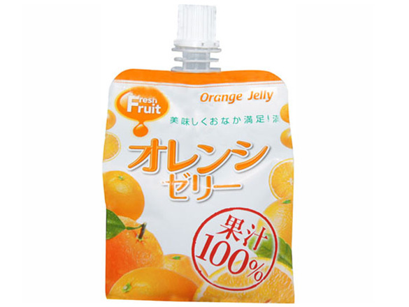 甜橙可吸果汁果凍
